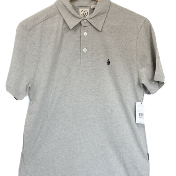 Volcom Banger Polo Shirt NEW Mens Short Sleeve Top Small - Picture 1 of 9